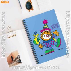 3 garfield just have knack for comedy halloween blue notebook