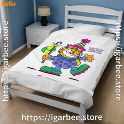 3 garfield just have knack for comedy halloween white blanket