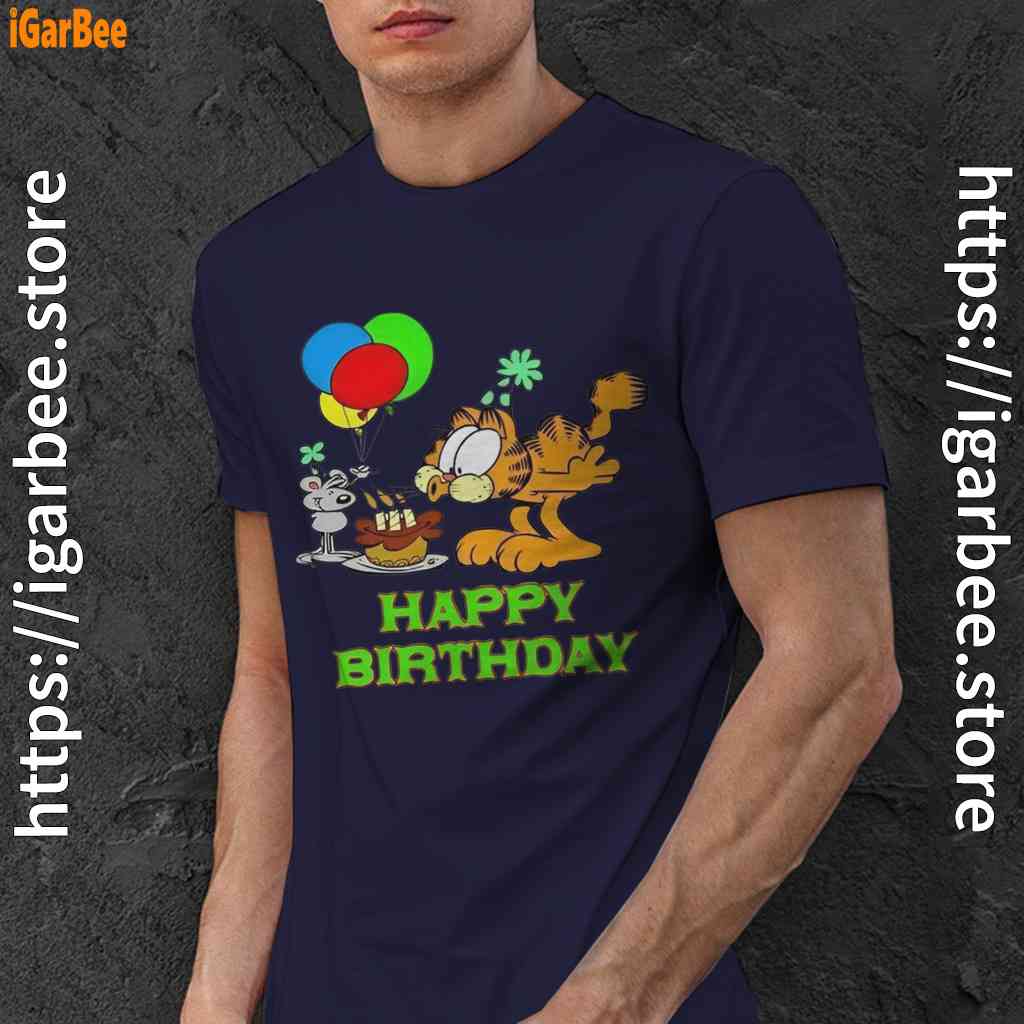 on your birthday garfield navy men shirt on your birthday garfield navy men shirt