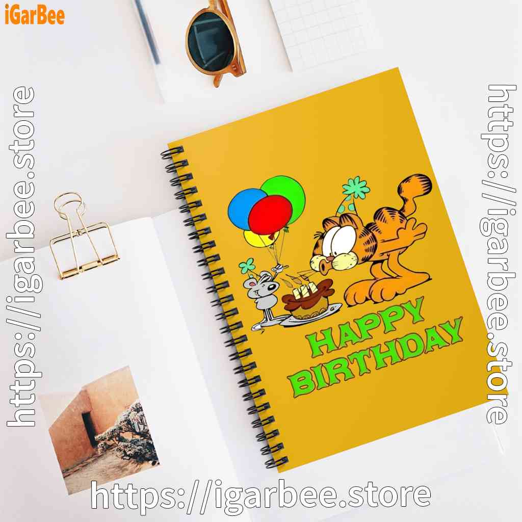 on your birthday garfield yellow notebook on your birthday garfield yellow notebook