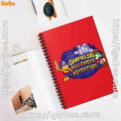 3 ripple junction garfield halloween adventure red notebook