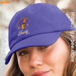 3 round these parts we love garfield cowboy blue hat women