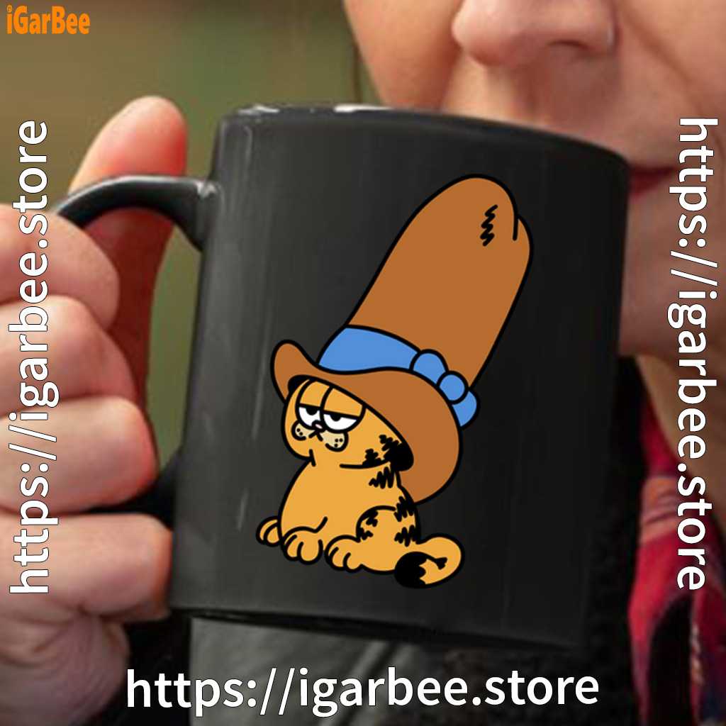 cowboy garfield smile on the day black coffee mug oz cowboy garfield smile on the day black coffee mug oz