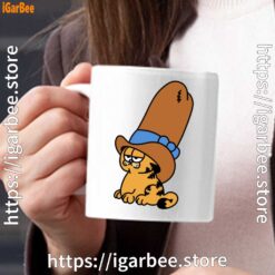 cowboy garfield smile on the day white mug 15oz