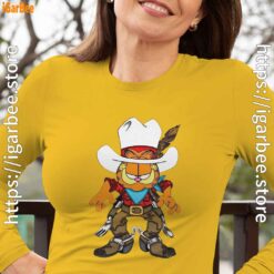 cowboy garfield what do need long sleeve yellow women