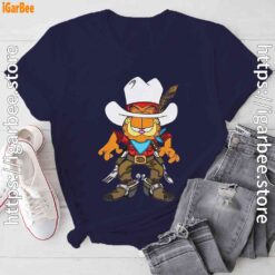cowboy garfield what do need navy tee shirt