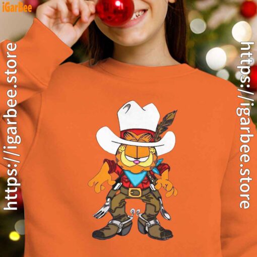 cowboy garfield what do need orange sweatshirts for kid girl