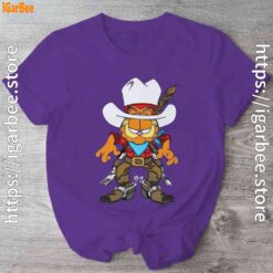 cowboy garfield what do need purple shirt