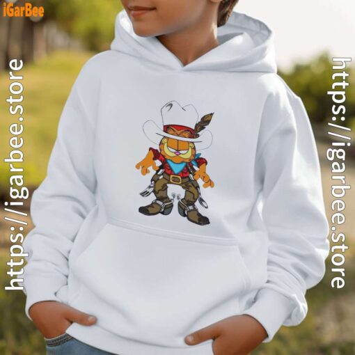 cowboy garfield what do need white hoodie for boy kids