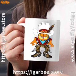 cowboy garfield what do need white mug 15oz