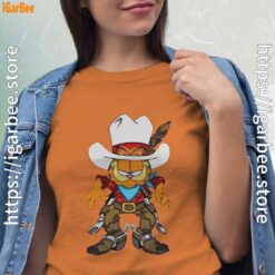 cowboy garfield what do need women orange t shirt