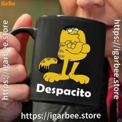 despacito garfield peter griffin black coffee mug