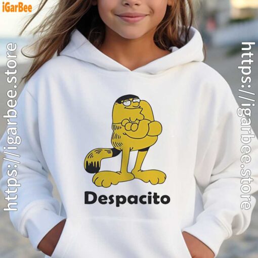 despacito garfield peter griffin girl hoodie white