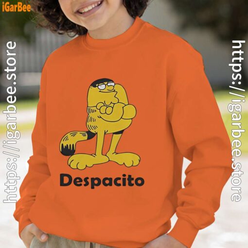 despacito garfield peter griffin orange boy sweatshirts