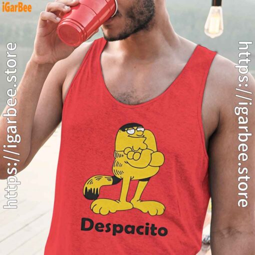despacito garfield peter griffin red tank tops for men