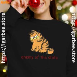 enemy of the state garfield black girl sweatshirts