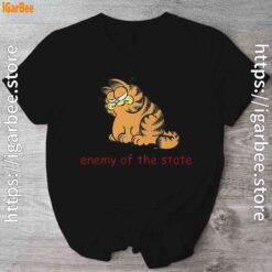 enemy of the state garfield black shirt