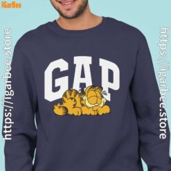 gap garfield navy sweatshirts for men