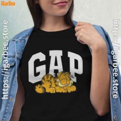 gap garfield women black shirt