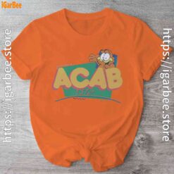 garfield acab orange shirt