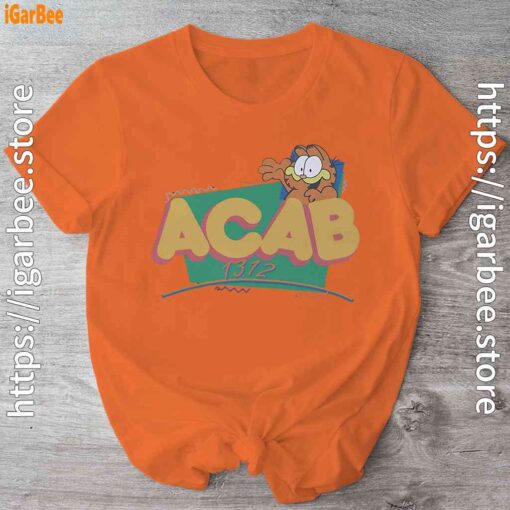 garfield acab orange shirt