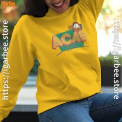 garfield acab yellow hoodie for women