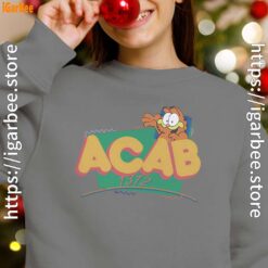 garfield acab youth girl with gray sweatshirt