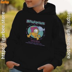 garfield aquarius black hoodie for kid boy