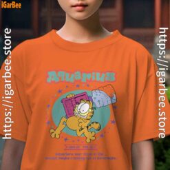 garfield aquarius youth girl orange shirt female