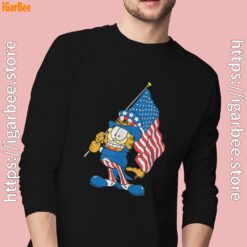garfield black flag black men long sleeve
