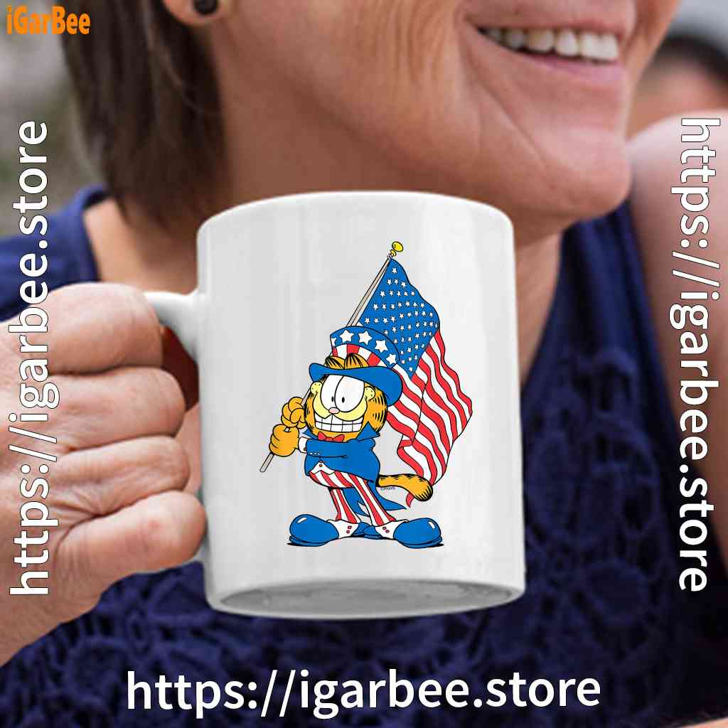 garfield black flag white coffee mug garfield black flag white coffee mug
