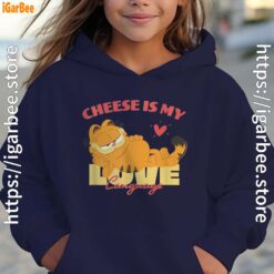 garfield cheese is my love lasagna girl nany hoodie