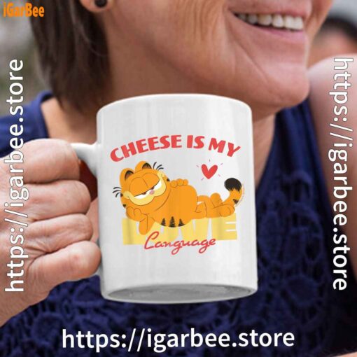 garfield cheese is my love lasagna white coffee mug 11oz