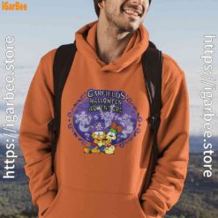 garfield halloween adventure hugging orange men hoodie