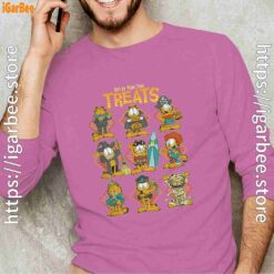 garfield halloween costumes grid do it for the treats male with pink long sleeve