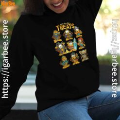 garfield halloween costumes grid do it for the treats women black hoodie