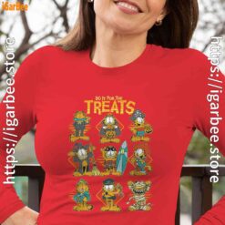 garfield halloween costumes grid do it for the treats women red long sleeve