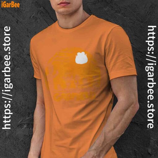 garfield halloween group shot nighttime spooky silhouette orange men shirt