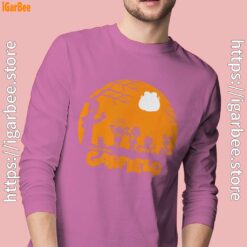 garfield halloween group shot nighttime spooky silhouette pink long sleeve men