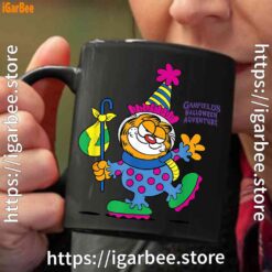 garfield just have knack for comedy halloween black coffee mug 11oz