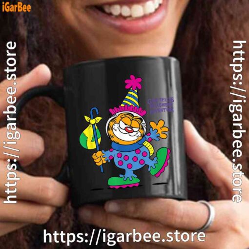 garfield just have knack for comedy halloween black mug 15oz