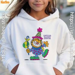 garfield just have knack for comedy halloween girl hoodie white