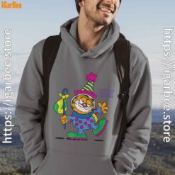 garfield just have knack for comedy halloween gray men hoodie for male