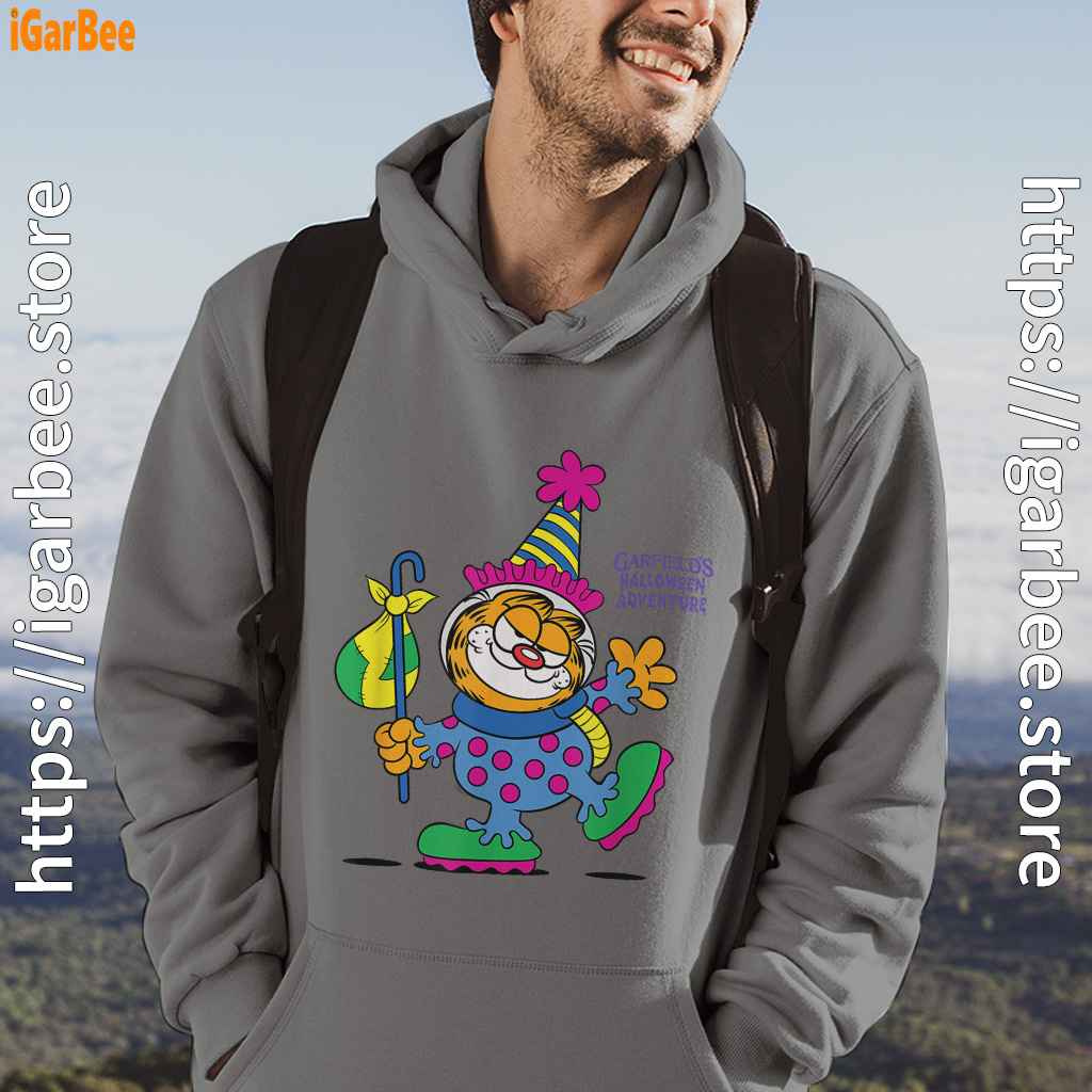 garfield just have knack for comedy halloween gray men hoodie for male garfield just have knack for comedy halloween gray men hoodie for male