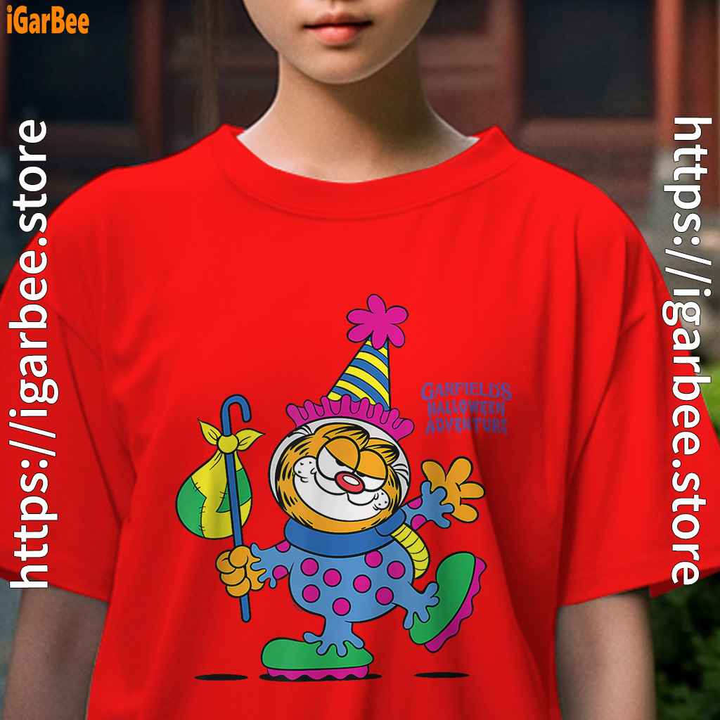 garfield just have knack for comedy halloween kids girl red t shirt female garfield just have knack for comedy halloween kids girl red t shirt female