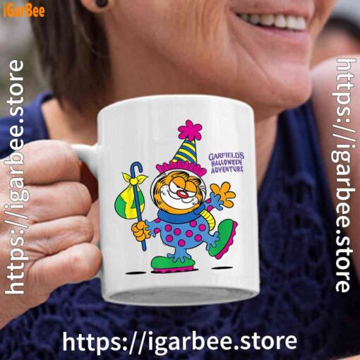 garfield just have knack for comedy halloween white coffee mug 11oz