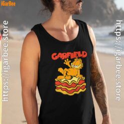garfield lasagna slice pose black men tank top