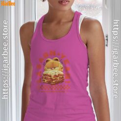 garfield lasagna yeah pink tank top women