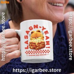 garfield lasagna yeah white coffee mug 11oz