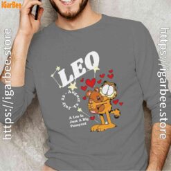 garfield leo gray long sleeve for men